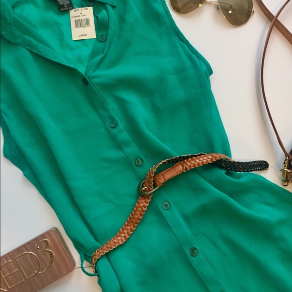 NWT Teal Green Dress - Picture 3 of 3